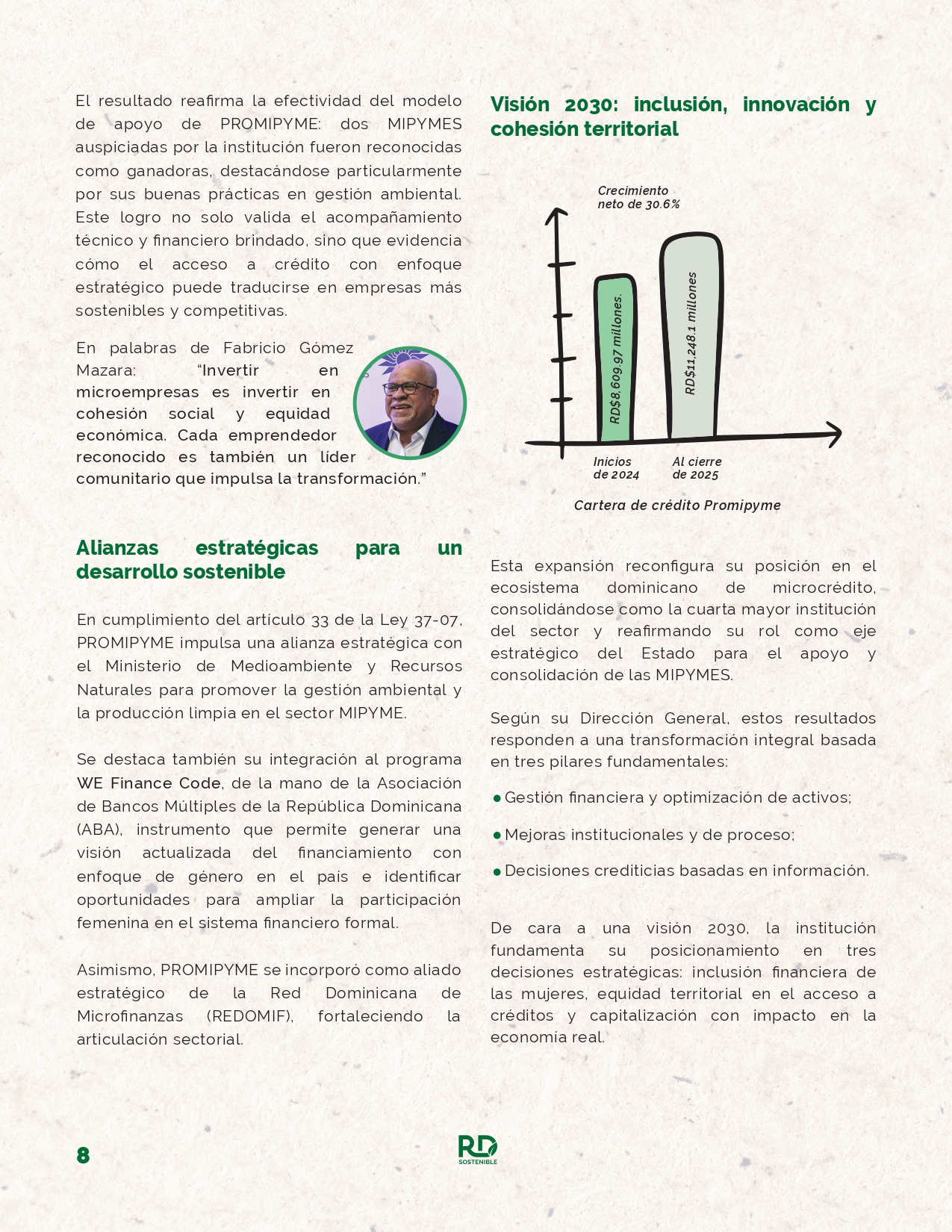 revista con articulo de promipyme